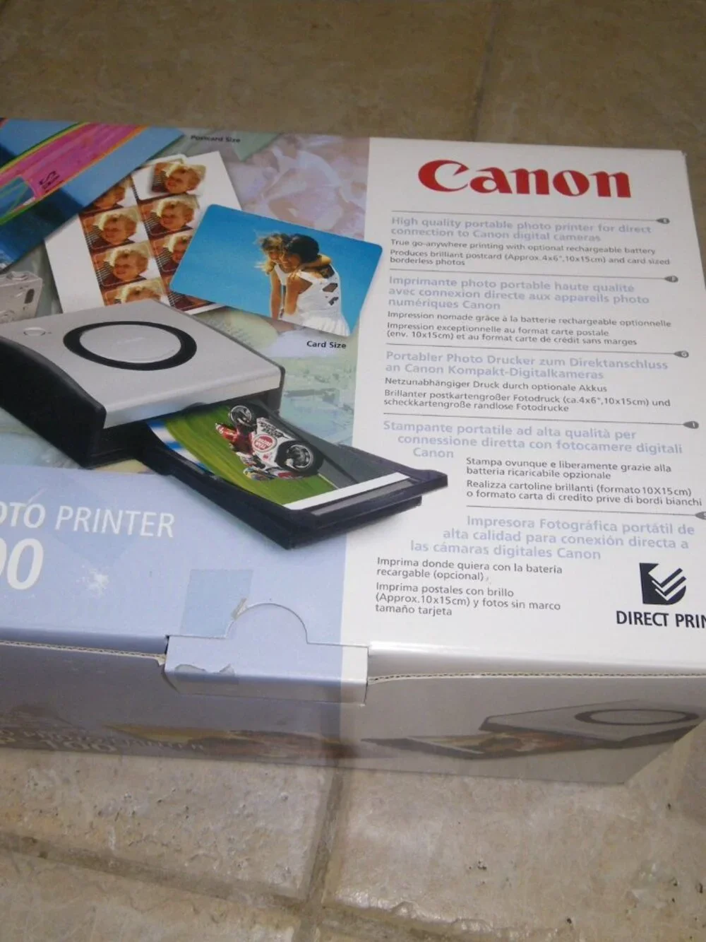 Canon Portable Card Photo Printer CP-100 & KP-36IP Color Ink/Paper Set